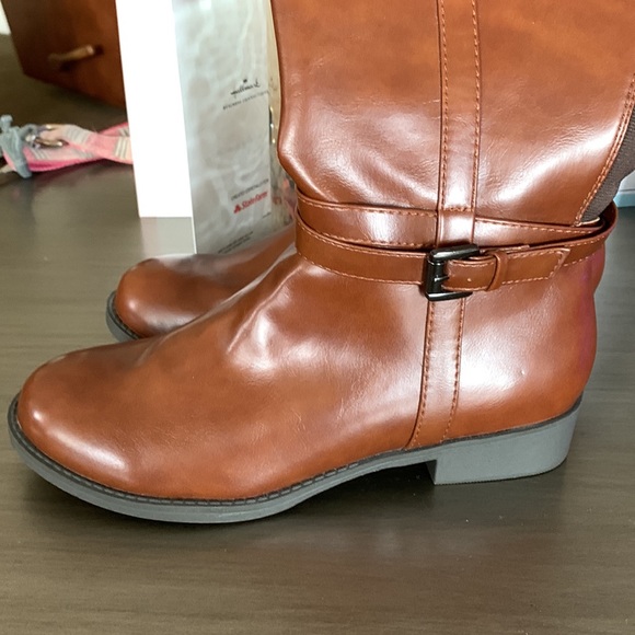 American Eagle Brown Tall Boots Horse Riding Style New Sz 7.5 - Picture 5 of 7